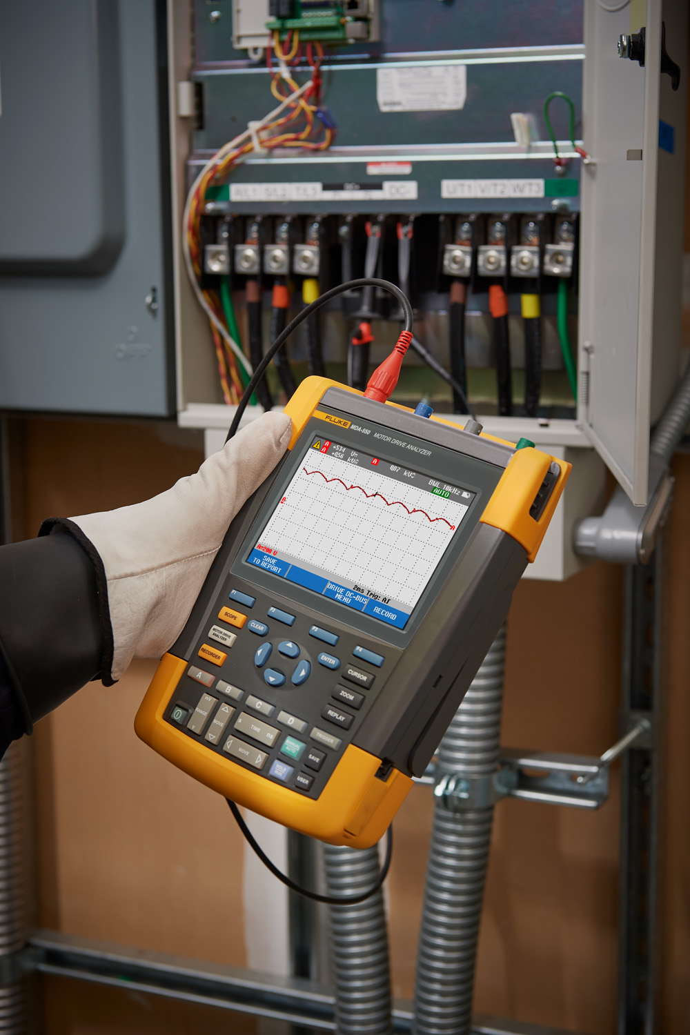 Fluke MDA-510 and MDA-550 Motor Drive Analyzers